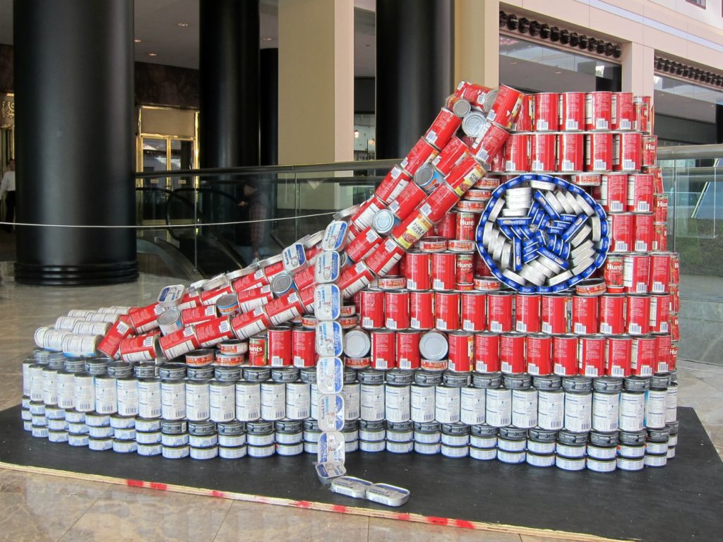 Canstruction exhibit