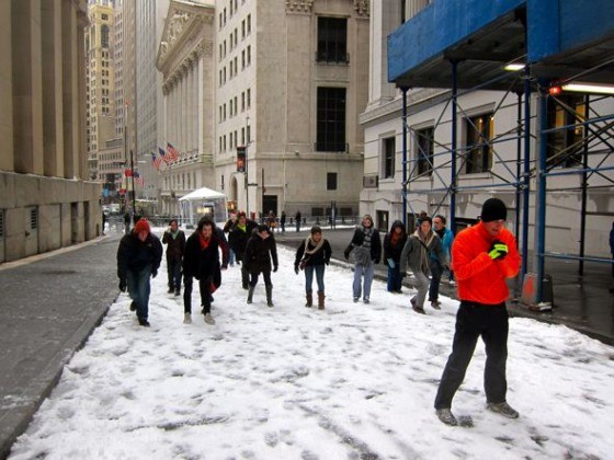 Get in on Levy's Unique New York Freeze Tag Fun on Wall St NYC