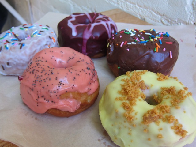 Five gourmet New York City donuts from Dough Loco on Manhattan's Upper East Side