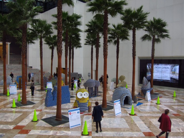 Canstruction Is Back At The Winter Garden In Battery Park City