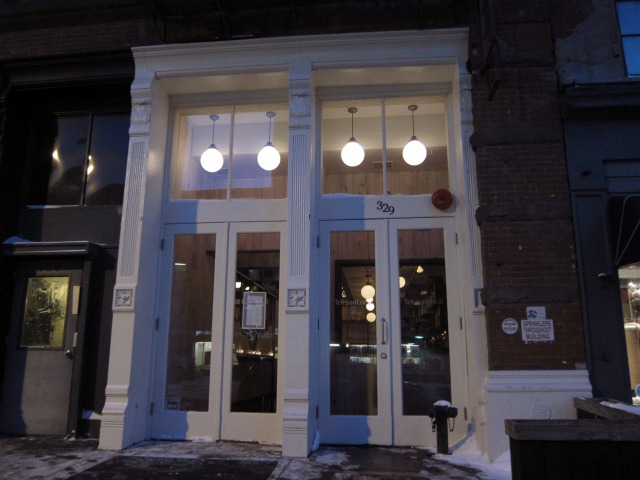 An exterior view of Tribeca's Telepan Local