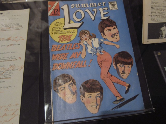 Image of the cover of Summer Love Magazine with The Beatles on the cover