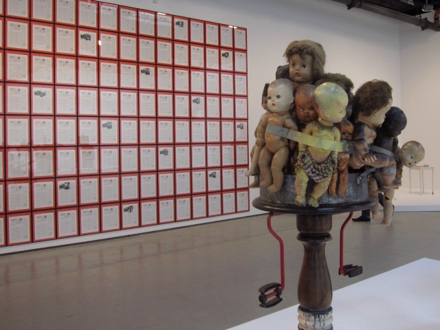 Hauser & Wirth is now featuring this piece with baby dolls, created by Edward Keinholz