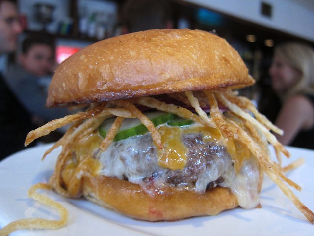 Bar Sardine's Fedora Burger 