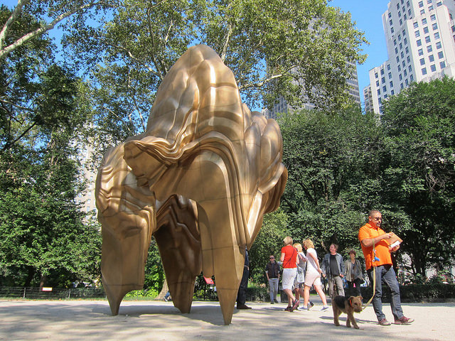 Tony Cragg's Walks of Life at Madison Square Park