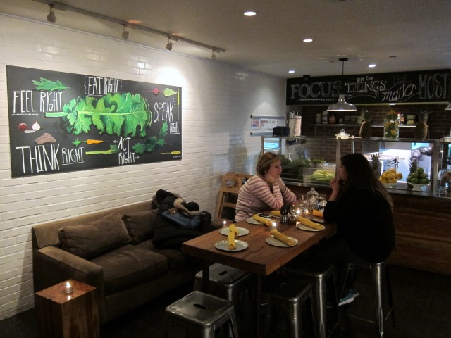 An interior of the homey, cozy feel at Communal Oven & Earth in the Upper West Side.