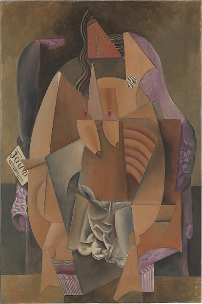 Picasso's Woman - part of the Cubism exhibit at the Met
