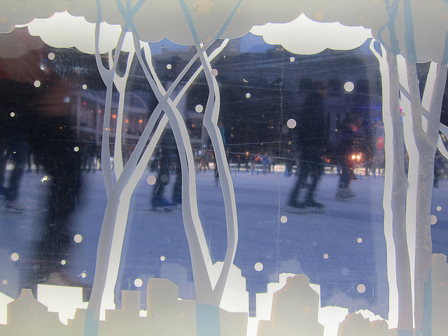 New York City's Bryant Park skating rink is open on Thanksgiving