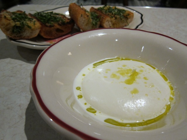 The warm Mozzarella dish from Parm in the Upper West Side