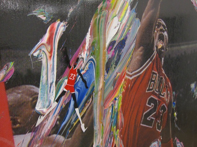 Devin Troy Strother's Space Jam exhibit at Marlborough Chelsea