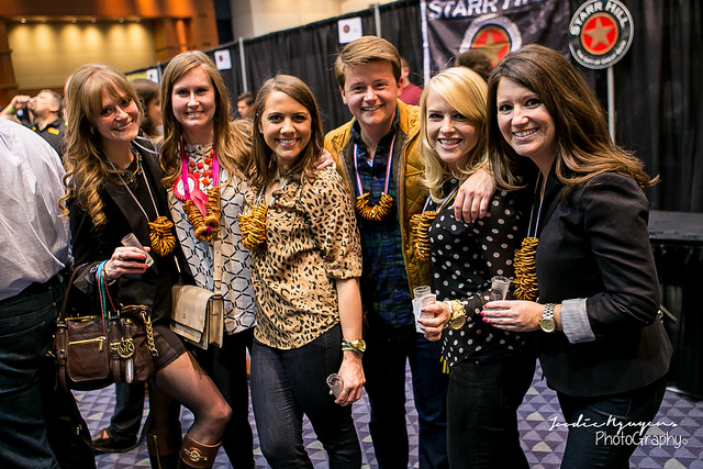 Attendees at Hand Crafted Tasting Co's Craft Beer Festival in NYC.