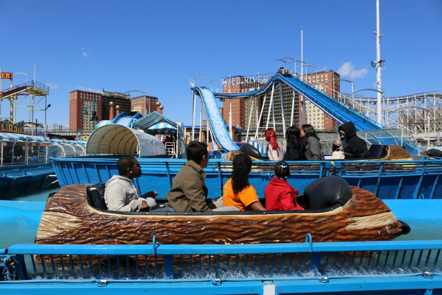 Luna Park Log Flume onConey Island