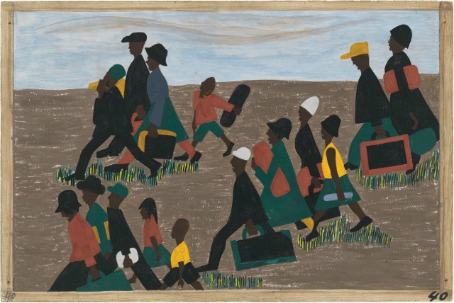 jacob lawrence great migration moma suitcases