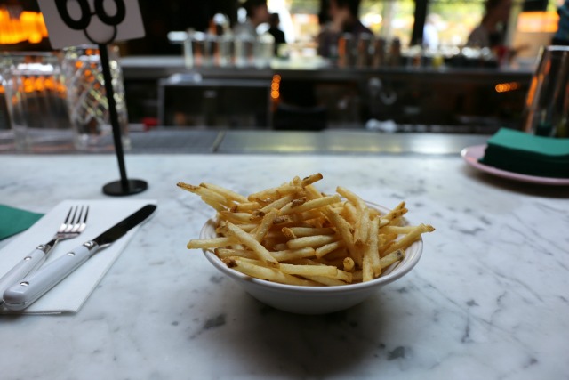 Free bowl of Happy Hour Fries at The Happiest Hour bar.