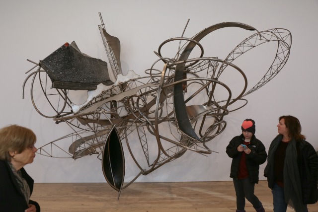 "Kandampat" - Sculpture by Frank Stella: A Retrospective at the Whitney Museum in NYC.
