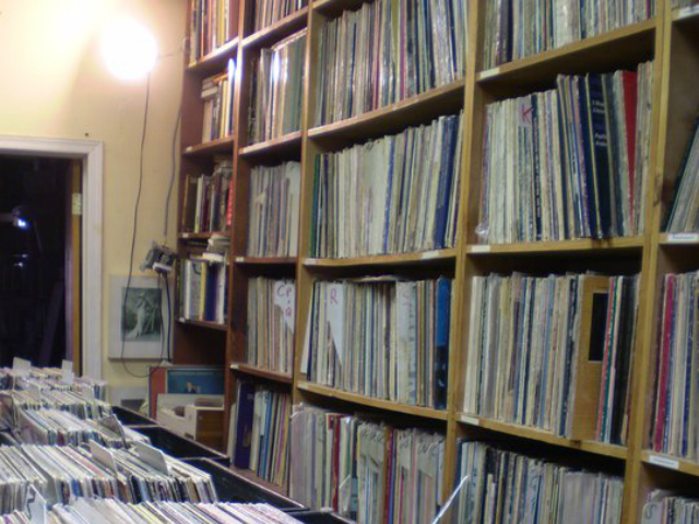 Inside of Westsider Records in Upper West Side NYC