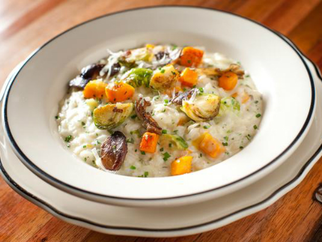 Vegetable Risotto stove platter at The Ribbon in NYC