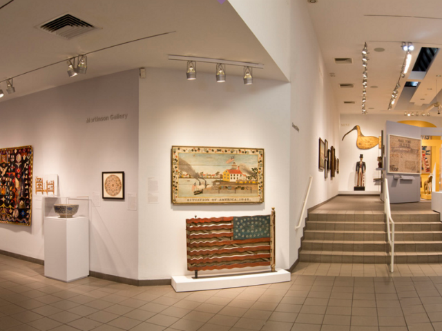 inside of American Folk Art Museum