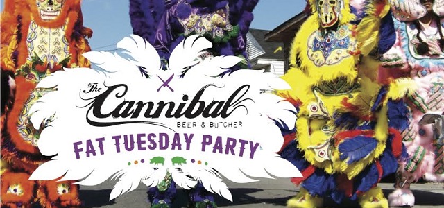 The Cannibal, Fat Tuesday Party Flyer