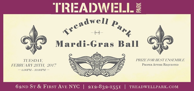 Treadwell Park, Mardi Gras Ball Flyer