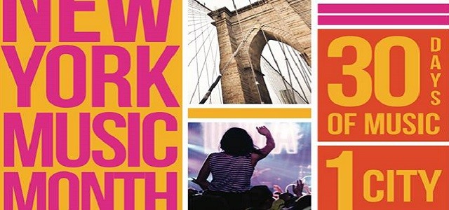 A collage of New York Music Month in June.
