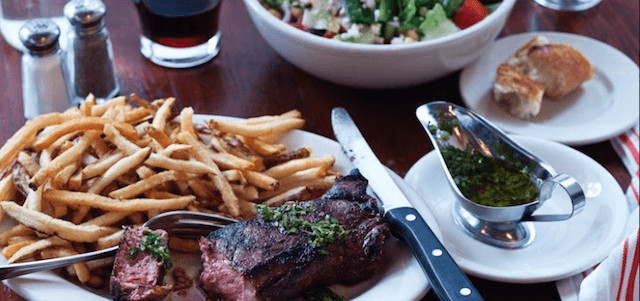 A fresh lunch at The Smith Restaurant in New York City.