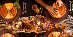 Fall dining table decor