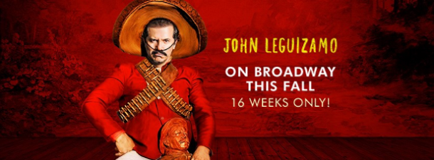 John Leguizamo live on Broadway ad.