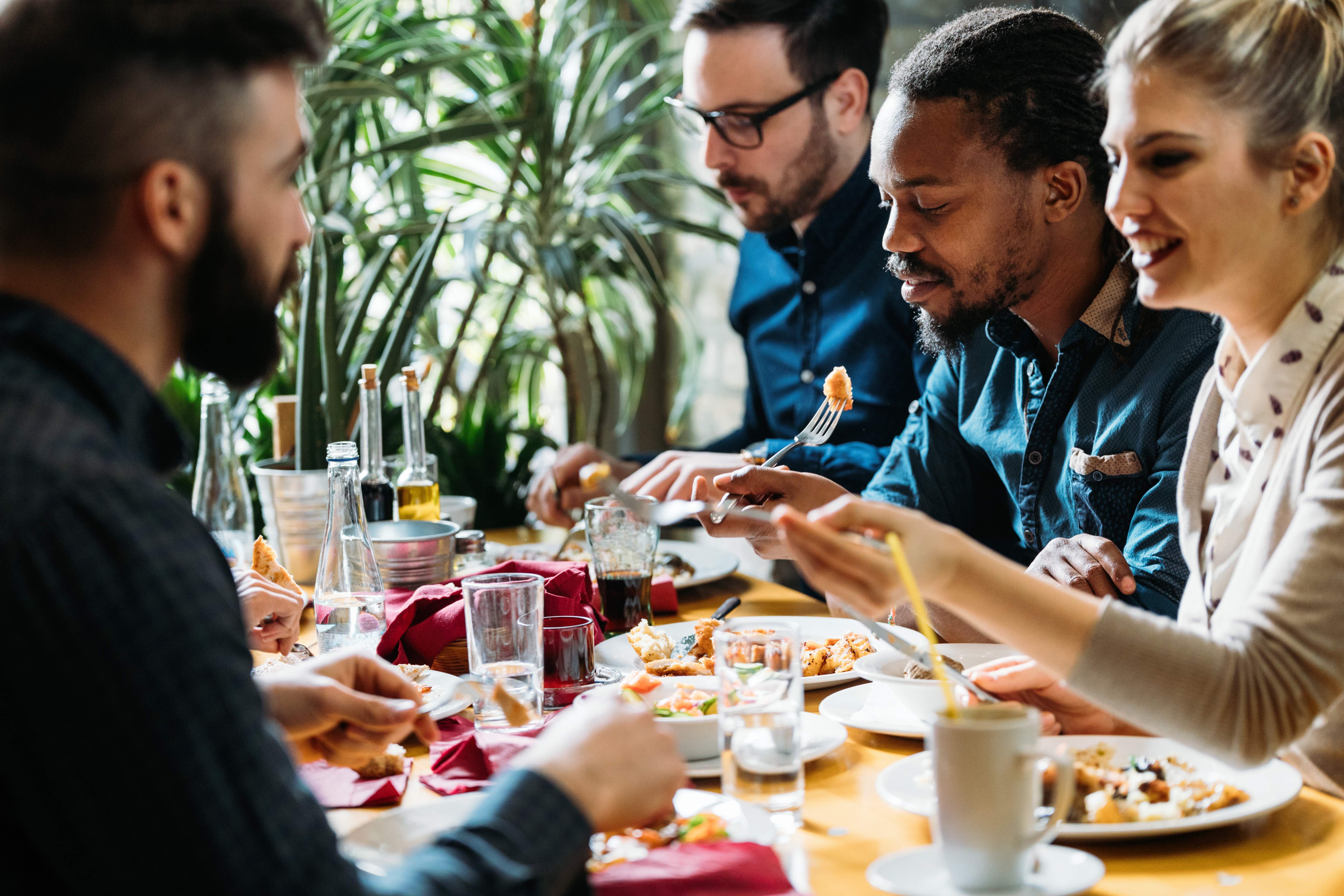 Friends at brunch