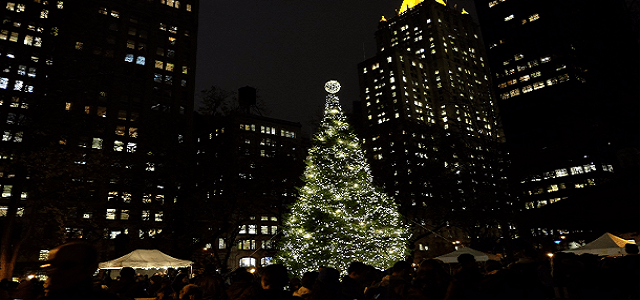 Christmas Tree Lightings in New York City - Manhattan Living