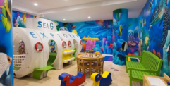 Children's playroom at Crystal Green