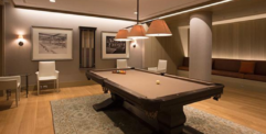 Pool table at Crystal Green