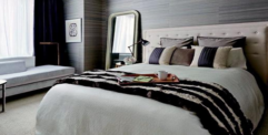 Interior view of bedroom at The Regent