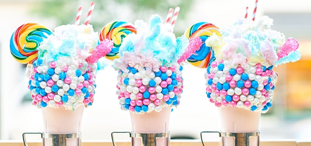 shakes with candy