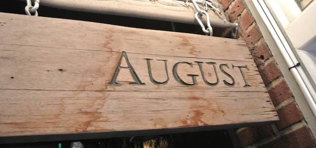 August sign