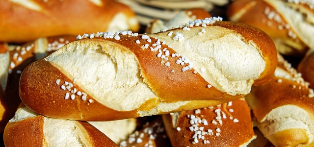 Giant fluffy Oktoberfest Pretzels