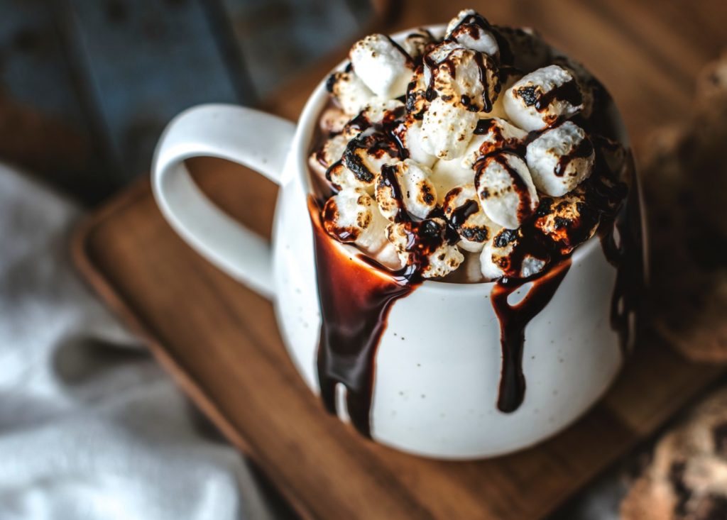 brown chocolate close up