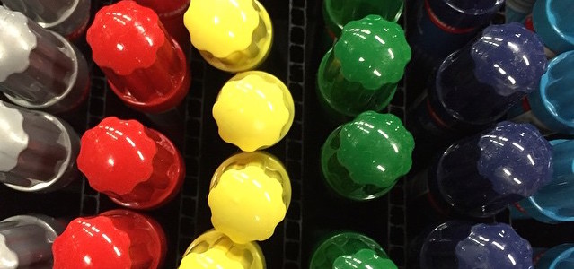 Bold and colorful painters markers to keep in your tenant toolbox.