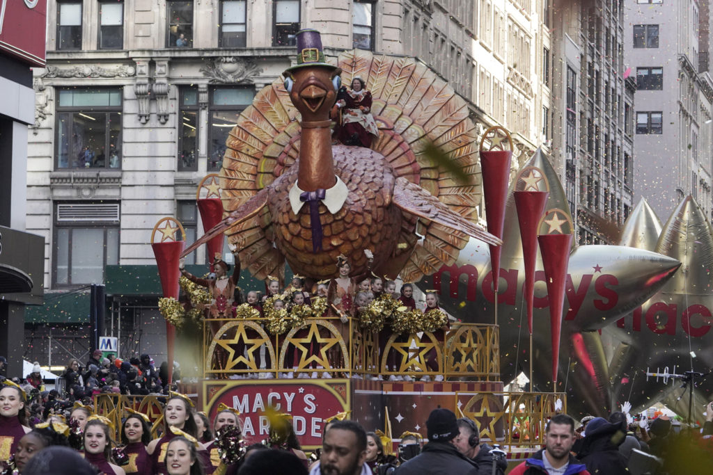 Turkey float Macy's Day Parade