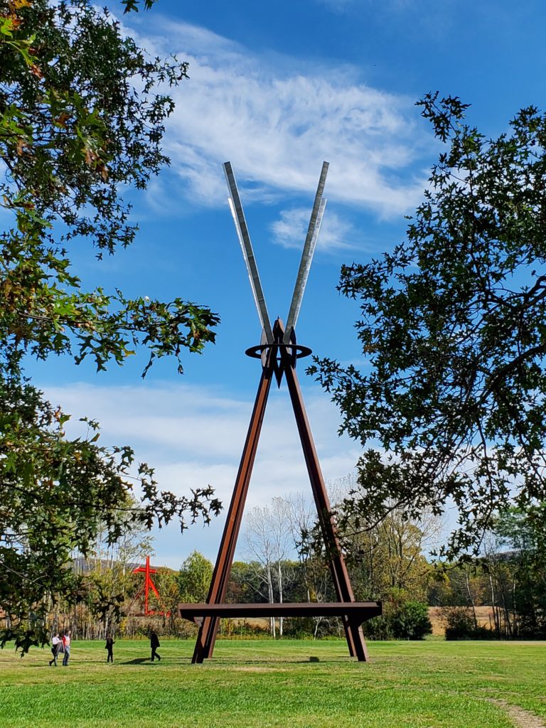 Outdoor sculpture at Storm King Art Center