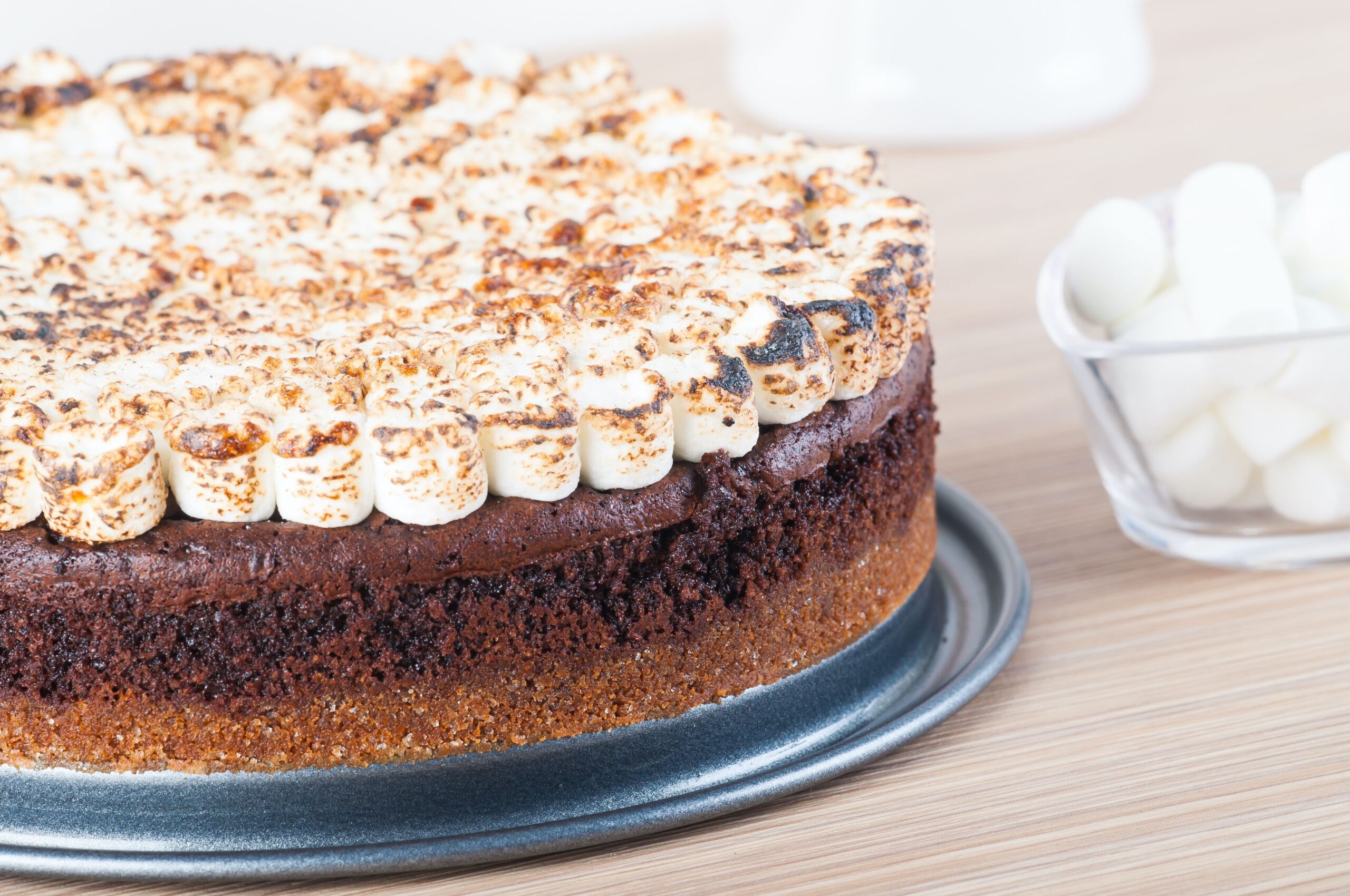 Close up photo of S'Mores pie