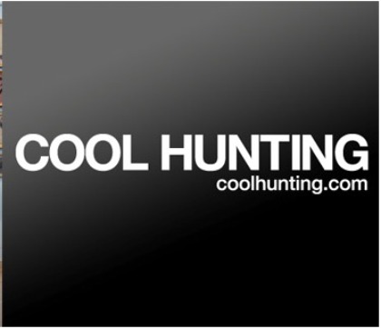 Cool Hunting logo in black gradient with white text