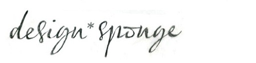 Design Sponge logo in fancy script with an asteric between