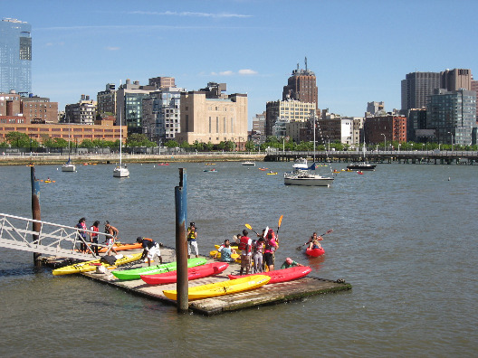 free kayaking new york city hudson river
