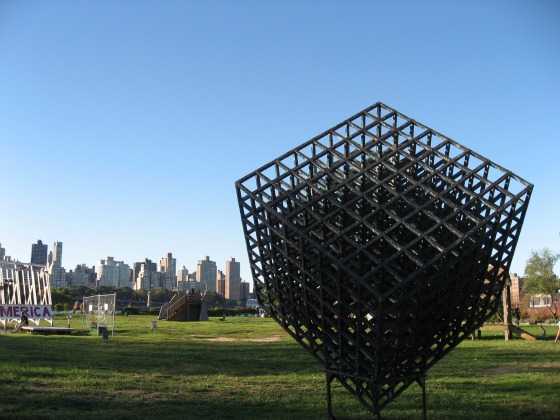 Socrates Sculpture Park steel works Long Island City Queens